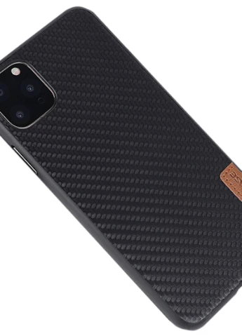 Карбонова накладка Dark series для Apple iPhone 11 Pro Max (6.5 ') Чорний (is_00000032049_1) G-Case (229726553)