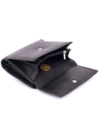 Жіночий шкіряний гаманець 13,5х9,5х3 см st leather (252133415)