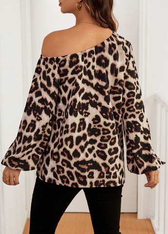 Коричнева блуза для вагітних SHEIN