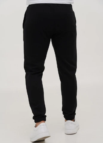 Черные кэжуал, спортивные демисезонные джоггеры брюки Trend Collection