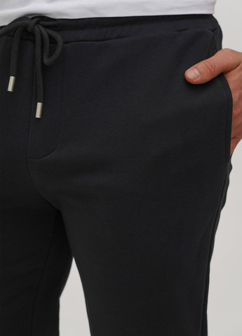 Черные кэжуал, спортивные демисезонные джоггеры брюки Trend Collection