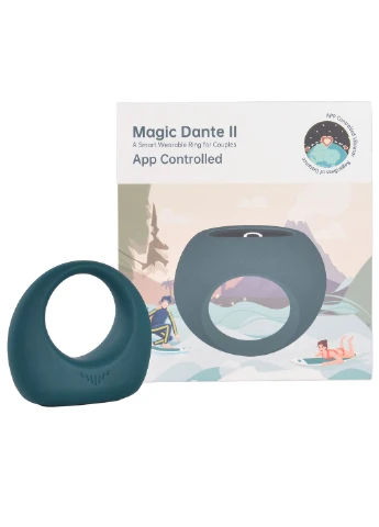 Эрекционное виброкольцо Dante II, управление с помощью смартфона Magic Motion (252586782)