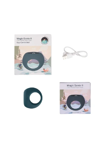 Эрекционное виброкольцо Dante II, управление с помощью смартфона Magic Motion (252586782)