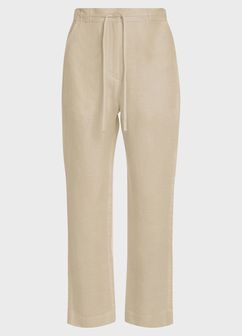 Бежевые кэжуал летние укороченные, прямые брюки Tommy Hilfiger