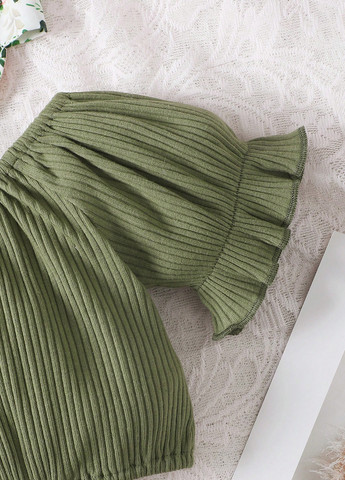 Комбинированный демисезонный костюм (топ, шорты) с шортами SHEIN