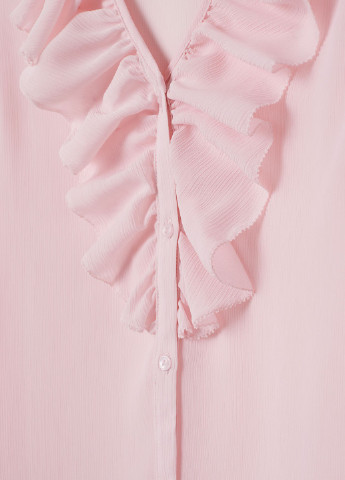 Світло-рожева блузка з трикутним вирізом H&M