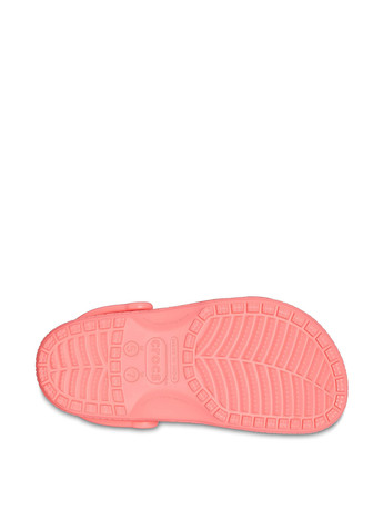 Розовые сабо Crocs без каблука