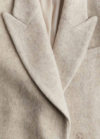 Светло-бежевое демисезонное Пальто H&M