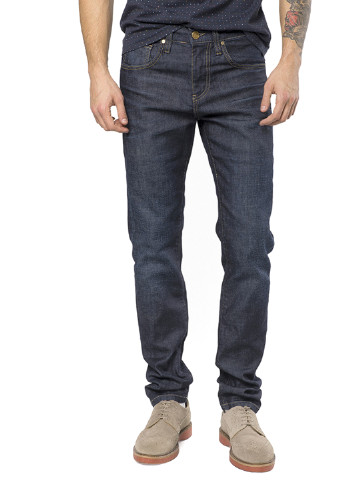 Темно-синие демисезонные джинсы MR 520