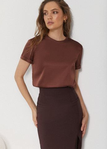 Коричнева блуза Gepur