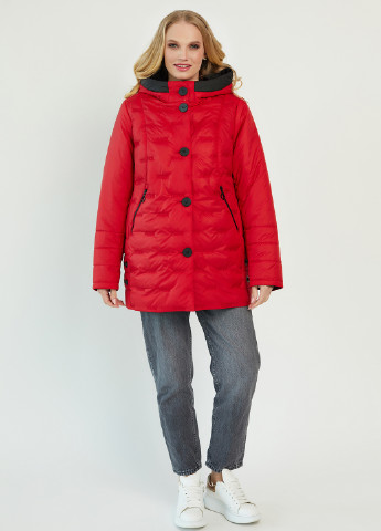 Красная демисезонная куртка Miledi