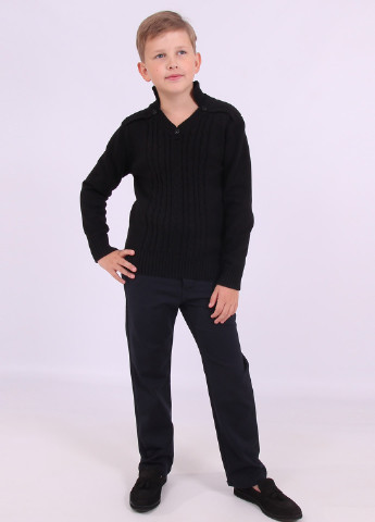Черный демисезонный пуловер пуловер Kids Kingdom