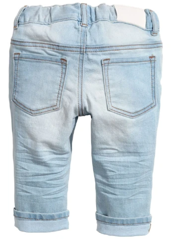 Голубые демисезонные джинсы H&M