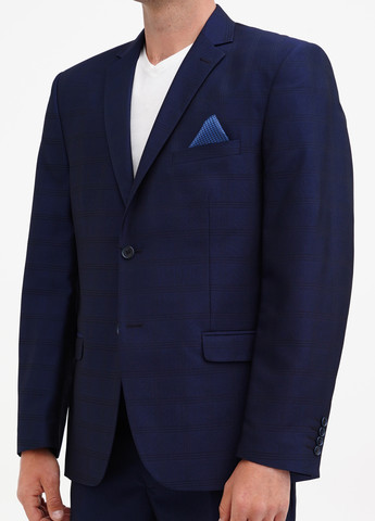 Темно-синій демісезонний костюм (піджак, штани) брючний Federico Cavallini