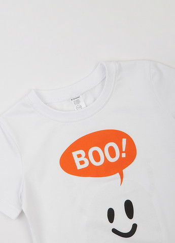 Біла літня футболка Garnamama