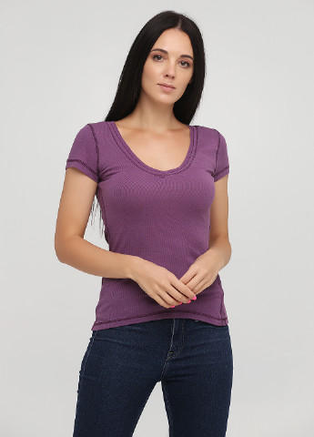 Фиолетовая летняя футболка TIMEOUT