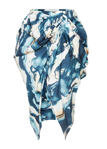 Разноцветная кэжуал с абстрактным узором юбка PrettyLittleThing тюльпан