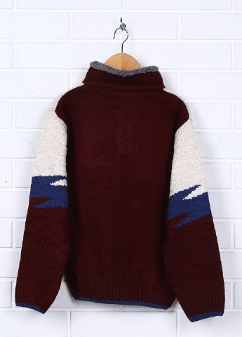 Бордовый демисезонный свитер Bay Sun