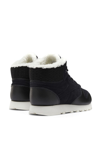 Черные зимние кроссовки Reebok CL LTHR ARCTIC BOOT Black