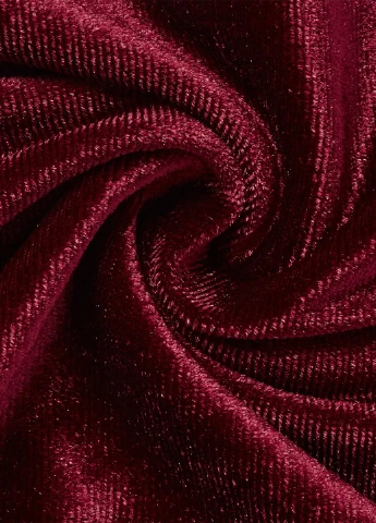 Комбінезон SHEIN комбінезон-брюки однотонний бордовий вечірній велюр, поліестер