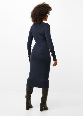 Темно-синя кежуал сукня сукня светр Mexx однотонна