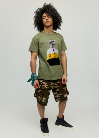 Хакі (оливкова) футболка чоловіча YAPPI