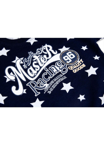 Синій демісезонний спортивний костюм синій "master racing" (8017-86b-blue) Breeze