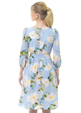 Сіра кежуал сукня Arefeva з квітковим принтом