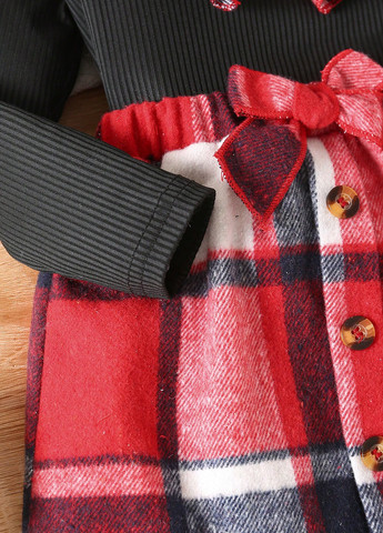 Червоний демісезонний комплект (гольф, спідниця, шарф, берет) SHEIN