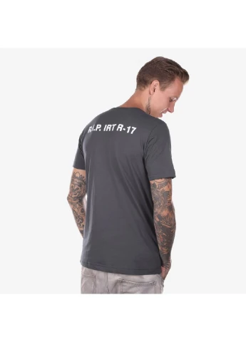Графитовая футболка мужская r.i.p. графитовый Power