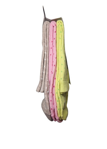 Комбинированные носки (3 пары) C&A горошки (341560787)