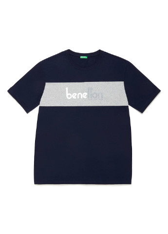 Черная футболка United Colors of Benetton
