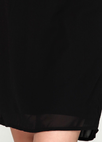 Черное кэжуал платье Vero Moda однотонное