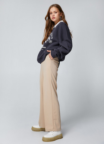 Темно-сірий світшот KOTON кінь без декору (263704332)