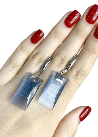 Сережки Silver Flame (152533521)