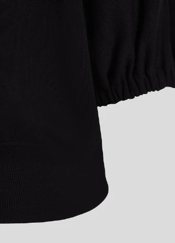 Черный свитшот Karl Lagerfeld однотонный вышивка (315851786)