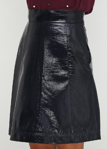 Черная кэжуал однотонная юбка Cedric Charlier мини