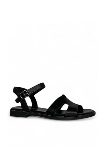 Черные босоножки Melanda.M с ремешком