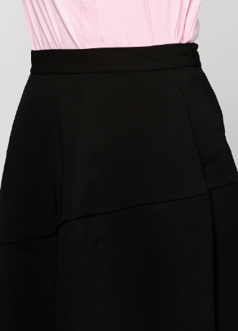 Черная офисная однотонная юбка Cos миди