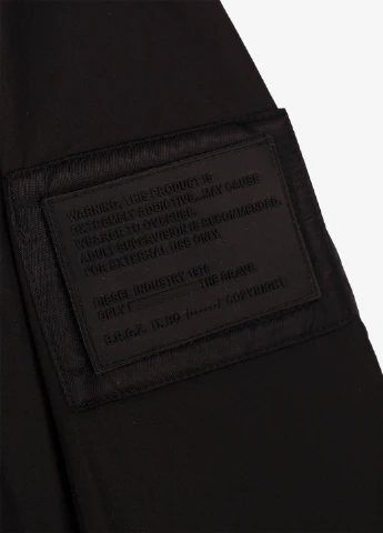 Черная зимняя куртка Diesel