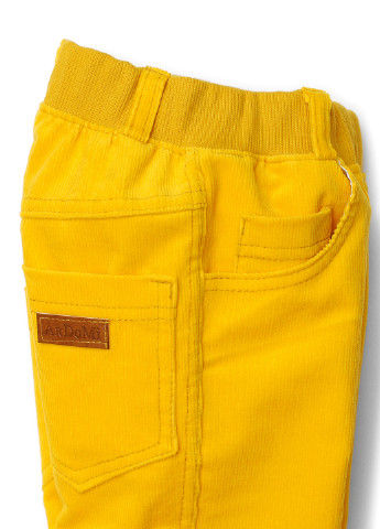 Желтые кэжуал демисезонные прямые брюки ArDoMi