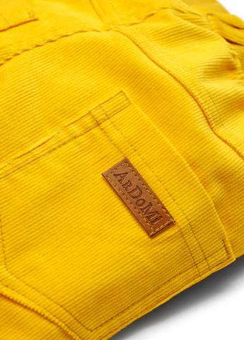 Желтые кэжуал демисезонные прямые брюки ArDoMi