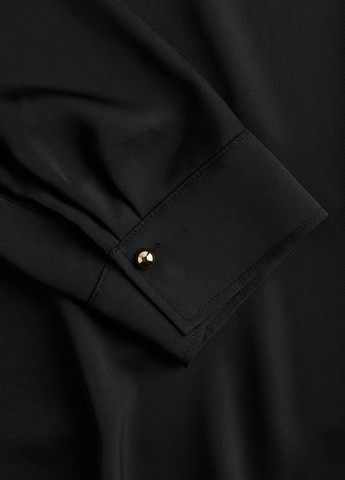 Чорна кежуал cукня а-силует H&M однотонна