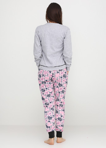 Светло-серая всесезон пижама (свитшот, брюки) Adalya