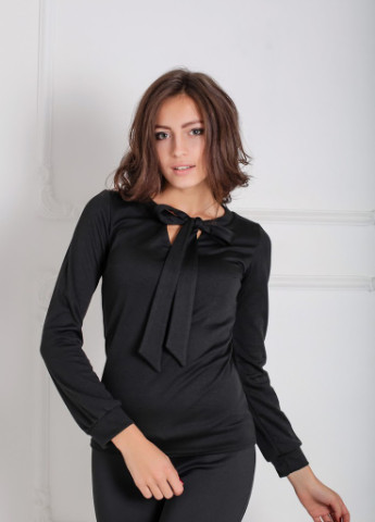 Черная демисезонная женская блузка gabriela Podium