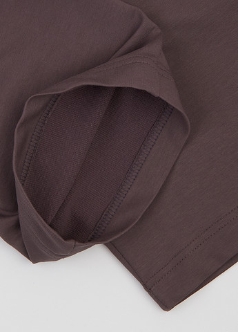 Коричневый демисезонный комплект (толстовка, шорты) Garnamama