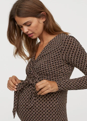 Черное кэжуал платье H&M