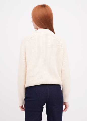 Кремовый зимний свитер EQUILIBRI