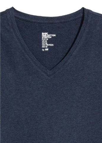 Темно-синя футболка H&M