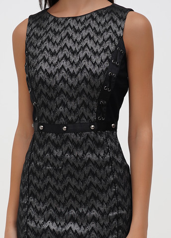 Серое кэжуал платье футляр Sassofono однотонное